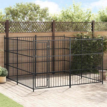 vidaXL Hondenkennel voor buiten 300x300x185 cm, Dieren en Toebehoren, Verzenden, Nieuw
