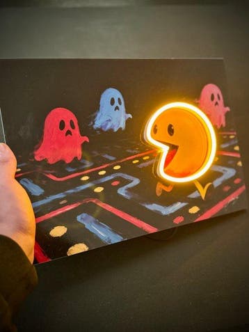 LEDMansion - Pixel Arcade V.1. & V.2 | Led Wall Artwork, Nieuw