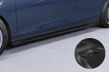 Zijskirts (Duitse typegoedkeuring) carbonlook voor VW Golf 8, Verzenden, Nieuw