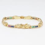 Bracelet - 18 carats Or jaune Diamant (Naturelle) -