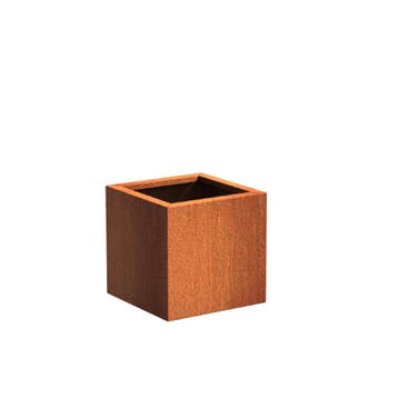 Cortenstaal plantenbak 50x50x50cm - Met bodem, Jardin & Terrasse, Bacs à fleurs & Jardinières