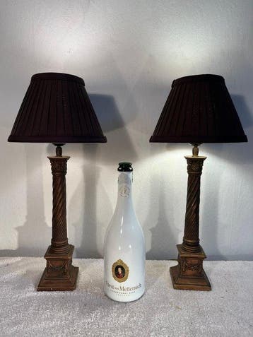 Tafellamp - Hout - Twee tafellampen
