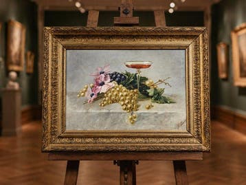 École française (XIX-XX) - Le vin et les fleurs