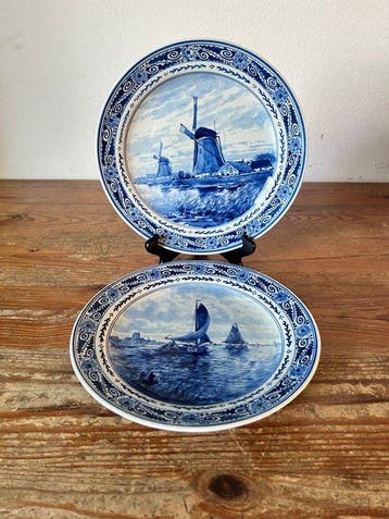 De Porceleyne Fles, Delft - Schotel (2) - Aardewerk -
