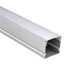 LED Strip Profiel Opbouw | 3 Meter uit één stuk | Zilver |, Verzenden, Nieuw