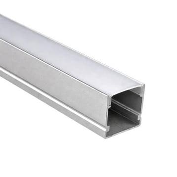 LED Strip Profiel Opbouw | 3 Meter uit één stuk | Zilver |, Verzenden, Nieuw