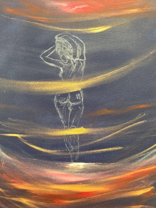 Nicole Lubbers - Astral Flow, Antiek en Kunst, Kunst | Schilderijen | Modern