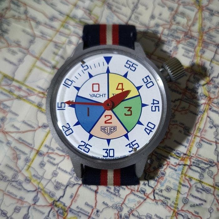 Heuer - Yacht Timer - Ref. 503.512 - Unisex - 1970-1979, Handtassen en Accessoires, Horloges | Antiek