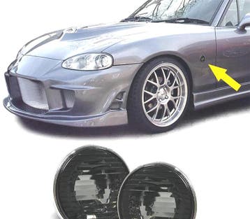 CLIGNOTANTS LATÉRAUX MAZDA MX5 NA NB NBFL 90-05 NOIR, Verzenden, Nieuw