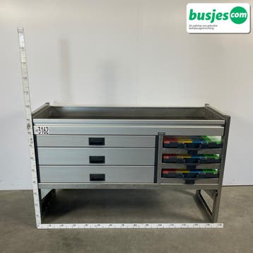 Aluca bedrijfswageninrichting 1500x529x950mm (3162), Verzenden, Gebruikt
