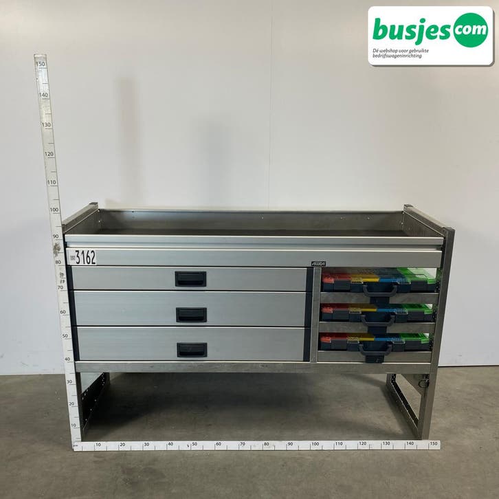 Aluca bedrijfswageninrichting 1500x529x950mm (3162), Auto-onderdelen, Overige Auto-onderdelen, Gebruikt, Verzenden