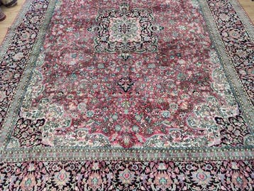 Ghoum - Tapis - 4.05 m - 3 m - Kaschmir Silk floral pur !, Maison & Meubles
