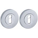 Set van twee sleutelplaatjes Vivo BB mat chroom, Nieuw, Overige materialen