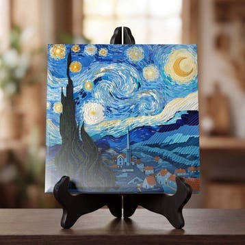 Kleury.art - [Ceramic Tile Art] The Starry Night of Studs”, Nieuw