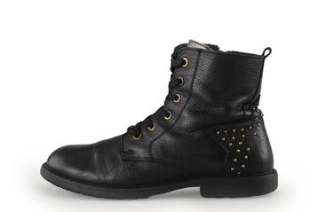Nelson Veterboots Meisjes in maat 33 Zwart, Verzenden, Schoenen