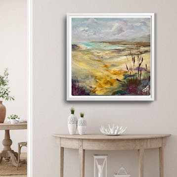 Marja Brown - BEYOND THE DUNES A luminous semi-abstract