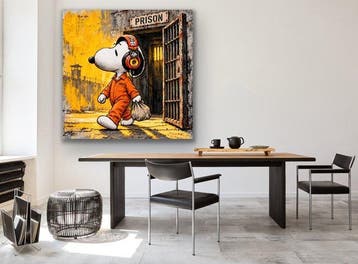 ERIC BRUMETTE - DJ SNOOPY SAVED MY LIFE 76 - Toile L -