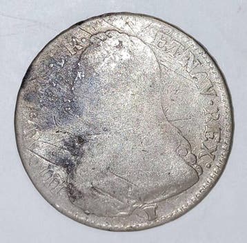 1/2 écu France Frankreich Gad 313 Louis Xv 1/2 Ecu Mit Ol.., Verzenden, België
