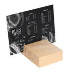 BLOC Cardd - Menukaarthouder Essenhout 105x130x40 mm, Verzenden, Nieuw in verpakking