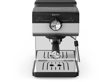 Krups - Semi automatische espressomachine - Zilver, Verzenden, Gemalen koffie