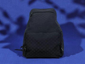 Gucci - Gucci Backpack GG Monogram Nylon Black - Sac à dos, Nieuw