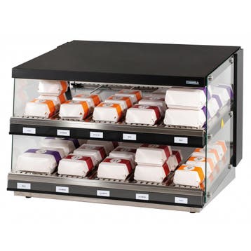 Burger warmhoudvitrine | 1.16kW | UV lamp-M |, Verzenden