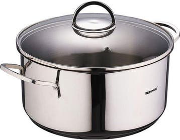 2dekans | Bergner Classic Kookpan - RVS - Ø16 cm - 1,35L, Huis en Inrichting, Keuken | Potten en Pannen, Ophalen of Verzenden