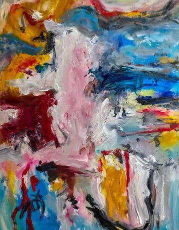 Arvydas Gaiciunas (Retne) - De N-8 (XL) — Abstract Painting