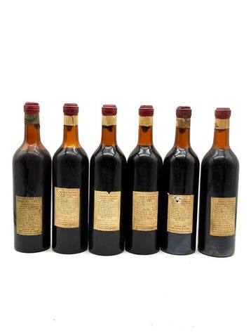 1961, 1964 x3, 1966 & 1967 Ruffino, Ducale - Chianti, Verzamelen, Nieuw