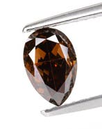 1 pcs Diamant (Natuurlijk gekleurd) - 1.04 ct - Peer - Fancy