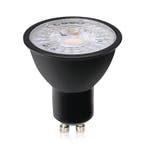 GU10 SPOT 5W Zwart Dimbaar 3000K - 400 Lumen, Verzenden, Nieuw