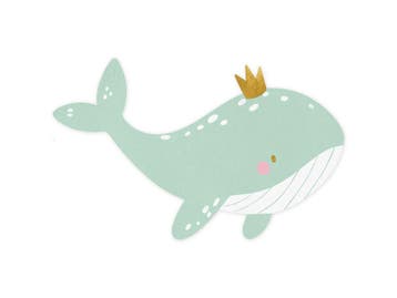 Servetten Walvis 16cm 20st, Verzenden, Nieuw