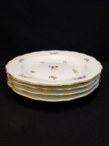 Meissen - Bord (4) - Ø 20,3 cm 4er Set