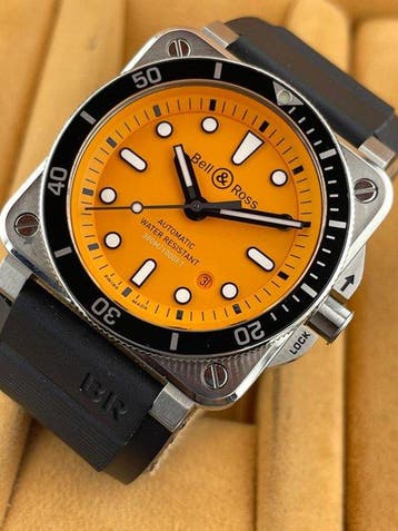 Bell & Ross - Br 03-92 Diver Orange - Homme - 2010-2020, Bijoux, Sacs & Beauté, Montres | Hommes
