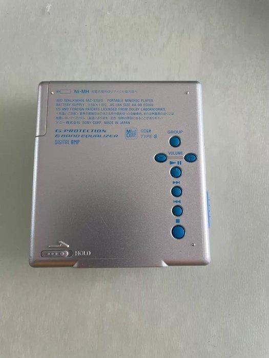 Sony - MZ-E520 Draagbare minidisc speler-recorder, TV, Hi-fi & Vidéo, Radios