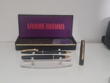 Waterman - Concorde en résine noir (stylo à plume et stylo à, Collections, Stylos