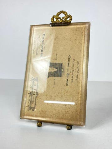 Cadre photo - Bronze doré - Style Louis XVI - XIXème, Antiek en Kunst