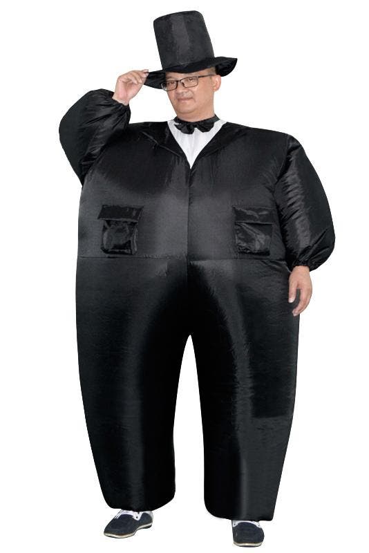 KIMU® Opblaas Kostuum Showmaster Zwart Opblaasbaar pak Showm, Vêtements | Hommes, Costumes de carnaval & Vêtements de fête, Enlèvement ou Envoi