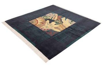 Nepal - Vloerkleed - 203 cm - 199 cm - kwadratisch, Antiek en Kunst