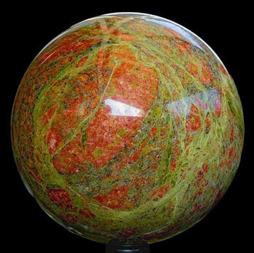unakiet Fine quality Unakite Sphere - Hoogte: 13.6 cm -