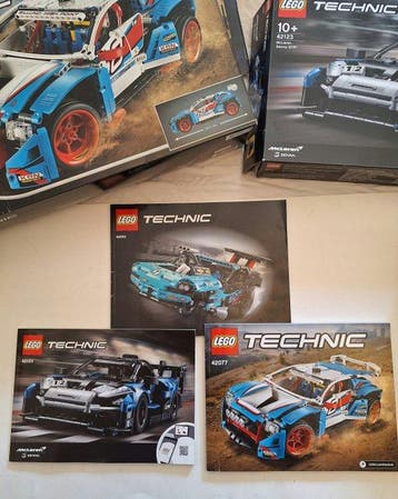 Lego Set - Technic - 42077 Rally Car; 42123 McLaren Senna y, Nieuw