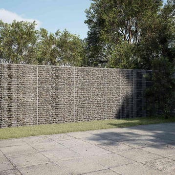 vidaXL Gabion met 3,5 mm Draad en 5x2,5 cm Gaas 700x100x150, Verzenden