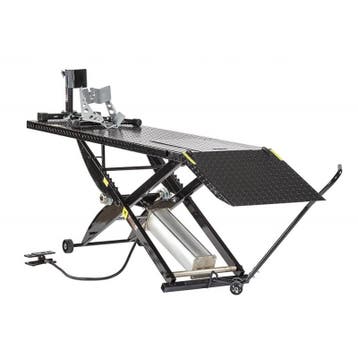 Motorheftafel pneumatisch met inrijklem zwart, Ophalen of Verzenden, Nieuw