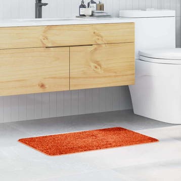 vidaXL Antislip Badmat Oranje 50 x 80 cm PP, Verzenden