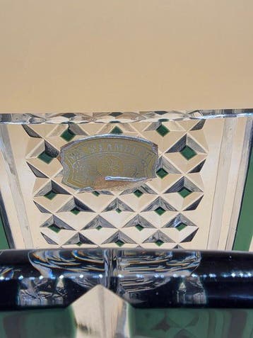 Val Saint Lambert - Vase - Cristal, Antiquités & Art