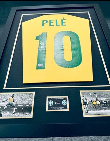 1966 - Pelé signed Brasil Jersey - Wereldkampioenschap