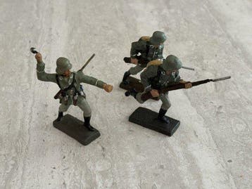 Lineol - Figuur - soldat x 3 lineol très rare no durso