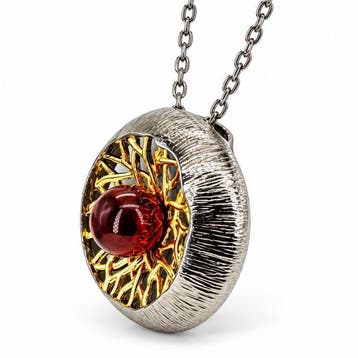 Sans prix de réserve - Collier Plaqué or, Argent Zircon -, Bijoux, Sacs & Beauté
