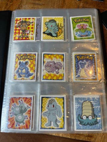 Pokémon Merlin Sticker Collection 1999 – Grote Vintage, Nieuw