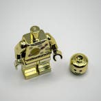 Lego Minifiguur - Classic Space - Chrome Gold Plated, Kinderen en Baby's, Nieuw